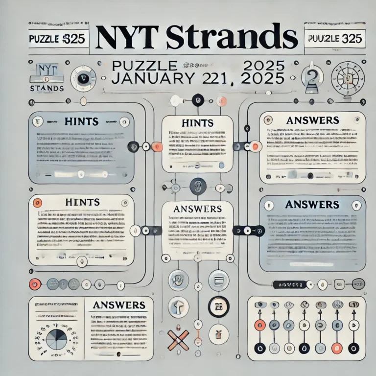 NYT Strands Answers and Hints #325