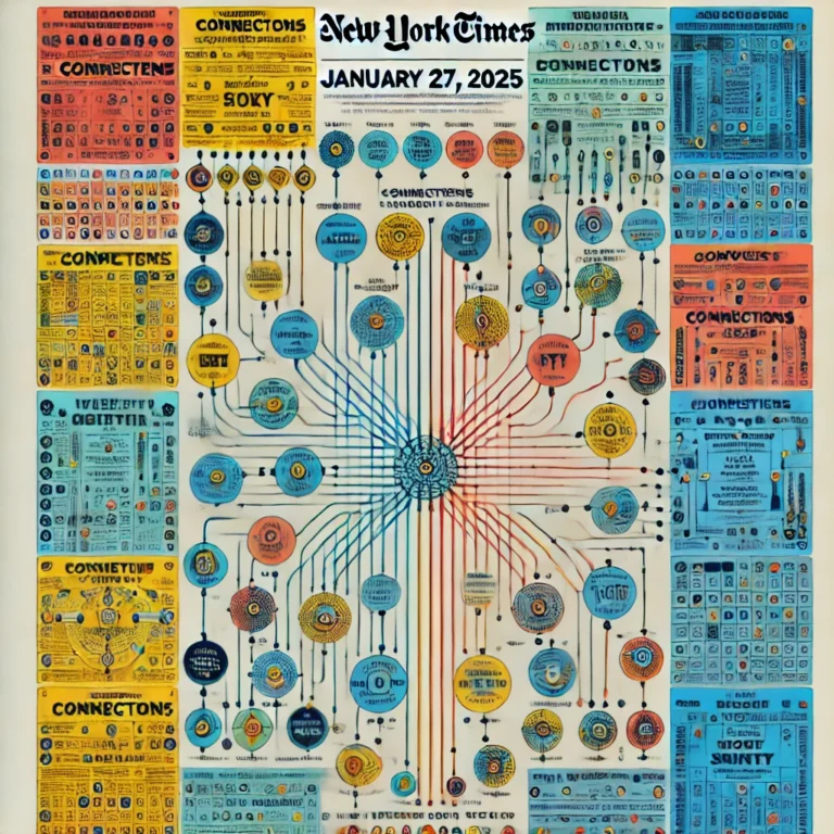 NYT Connections Answers and Hints – January 27, 2025